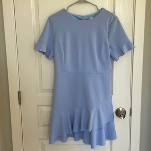 Powder blue large alter’d state dress with frills